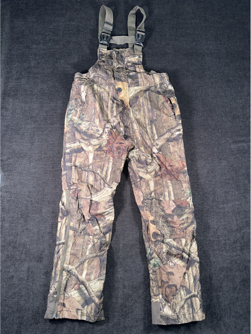 Youth Game Winner Waterproof Camo Hunting Bib Overalls Size Large